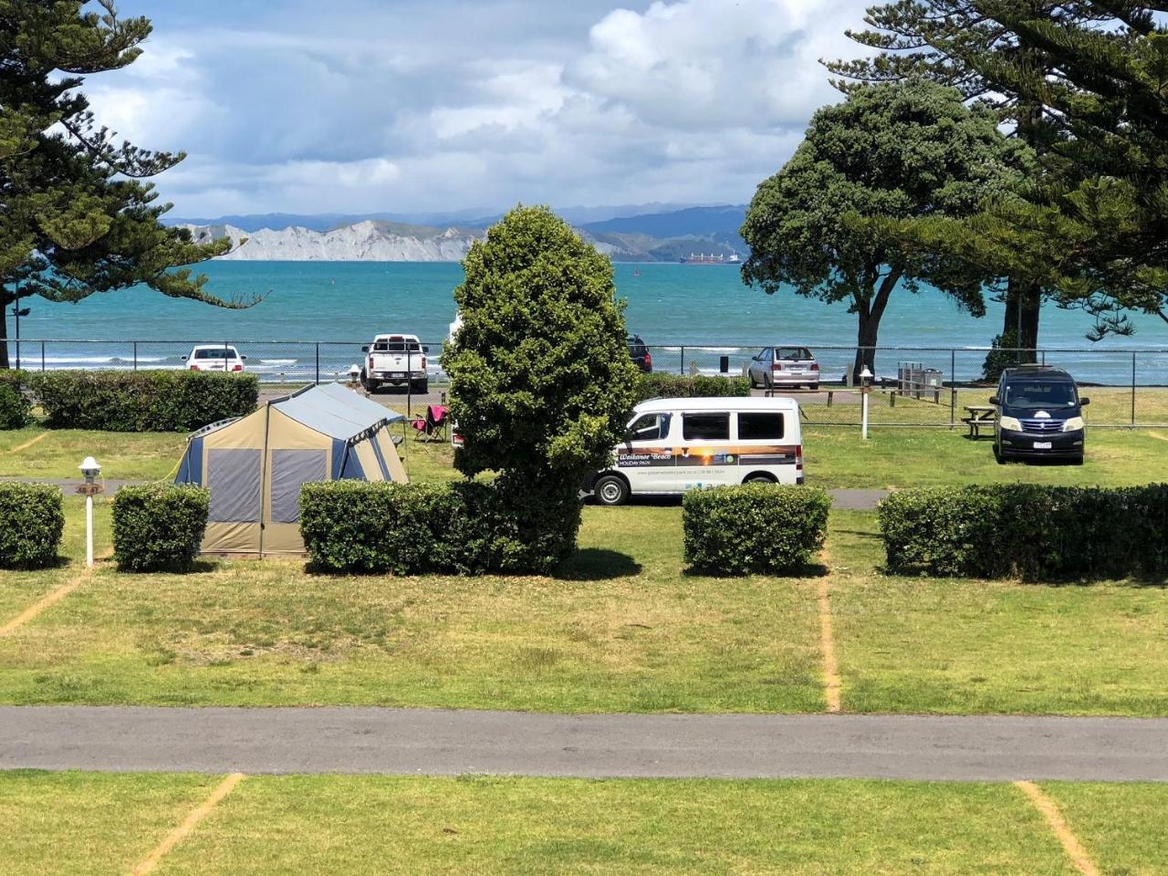 Waikanae Beach Top 10 Holiday Park กิสบอร์น ภายนอก รูปภาพ